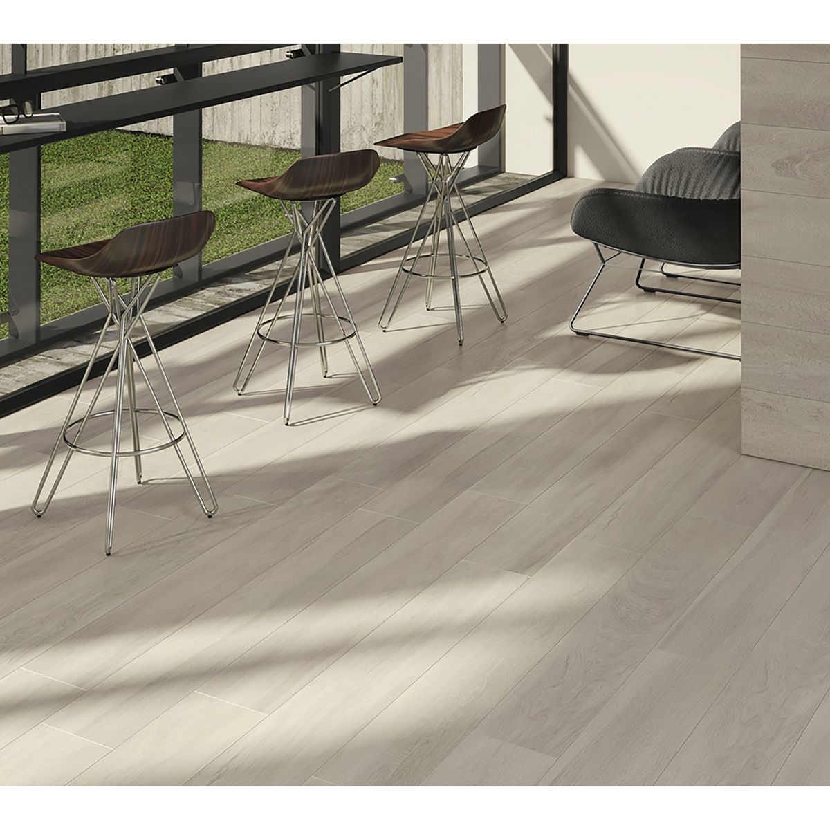 Porcelanato 19x120 cm Guayacan Beige 1.61 m2, marca GRAIMAN - Foto 2