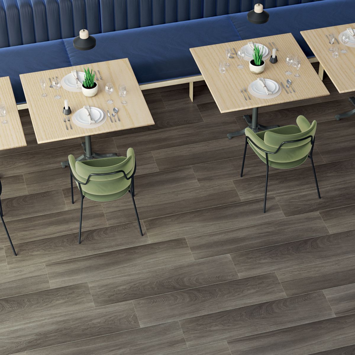 GRAIMAN - Porcelanato 19x120 cm Guayacan Moka 1.61 m2