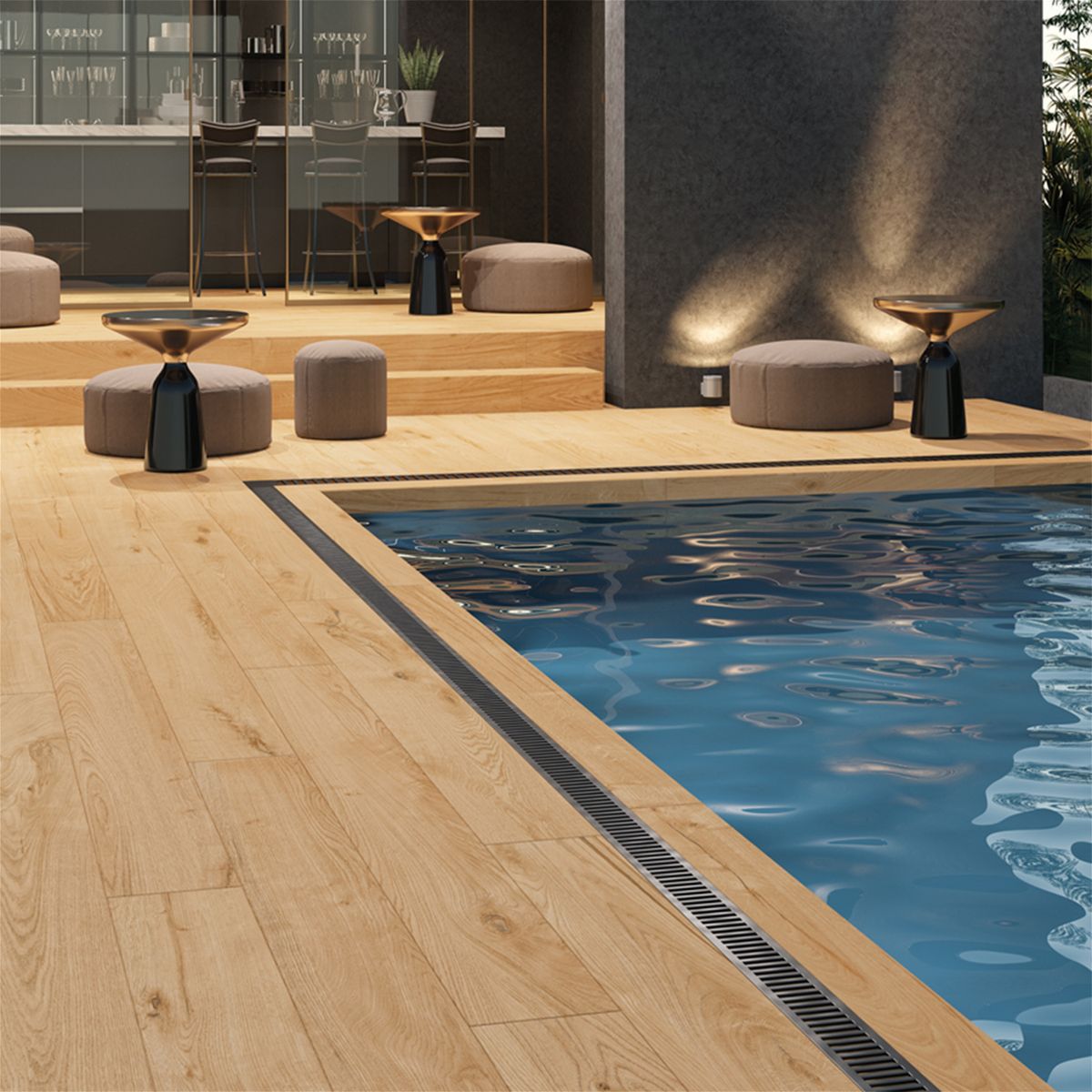 GRAIMAN - Porcelanato 19x120 cm Dakota Hney Honey 1.61 m2