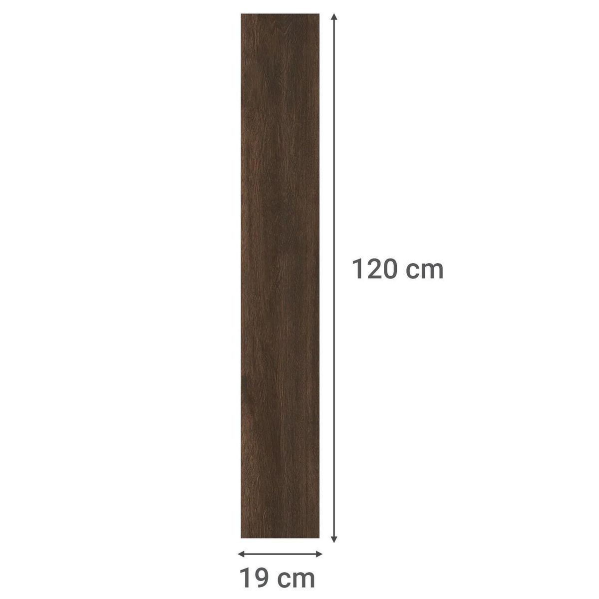 GRAIMAN - Porcelanato 19x120 cm Dakota Wnut Nuez 1.61 m2