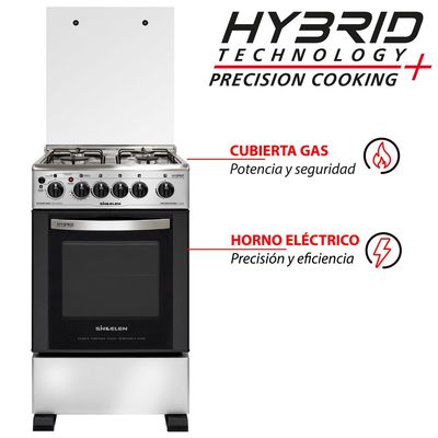 Imagen 2 del producto Cocina a Gas 4 Platos Inox CH-540NI
