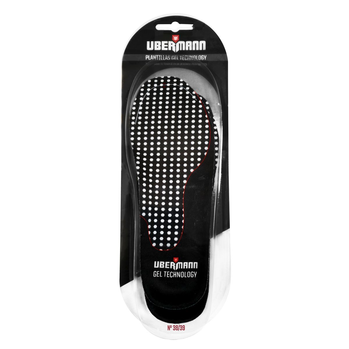 UBERMANN - Plantilla con gel talla 38-39