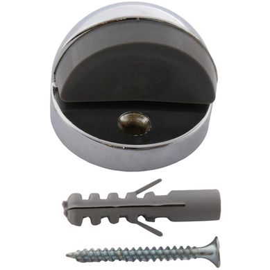 Tope para puerta cromado
