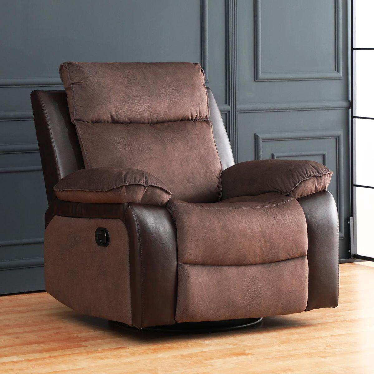 JUST HOME COLLECTION - Bergere 1 cuerpo Brunei 102x100x97 cm Café