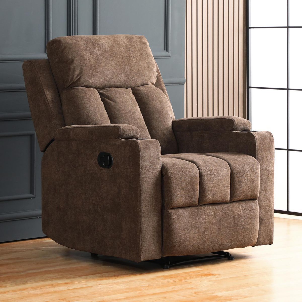 JUST HOME COLLECTION - Bergere 1 cuerpo Delhi 81x99x95 cm Café