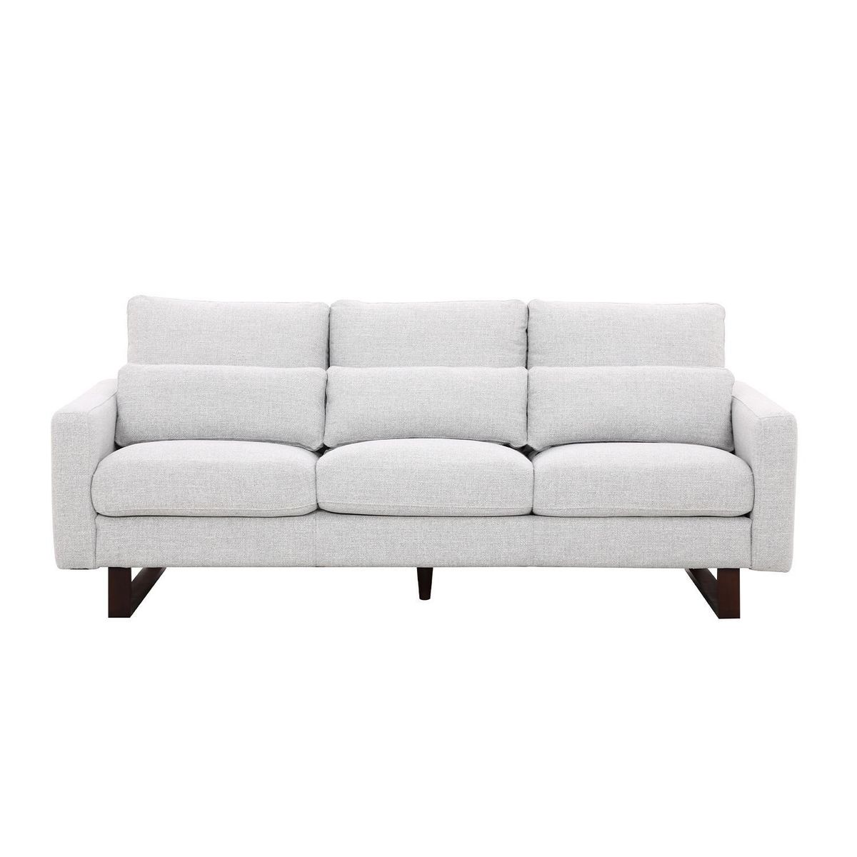 JUST HOME COLLECTION - Sofá 3 cuerpos British 215x87x90 cm Blanco