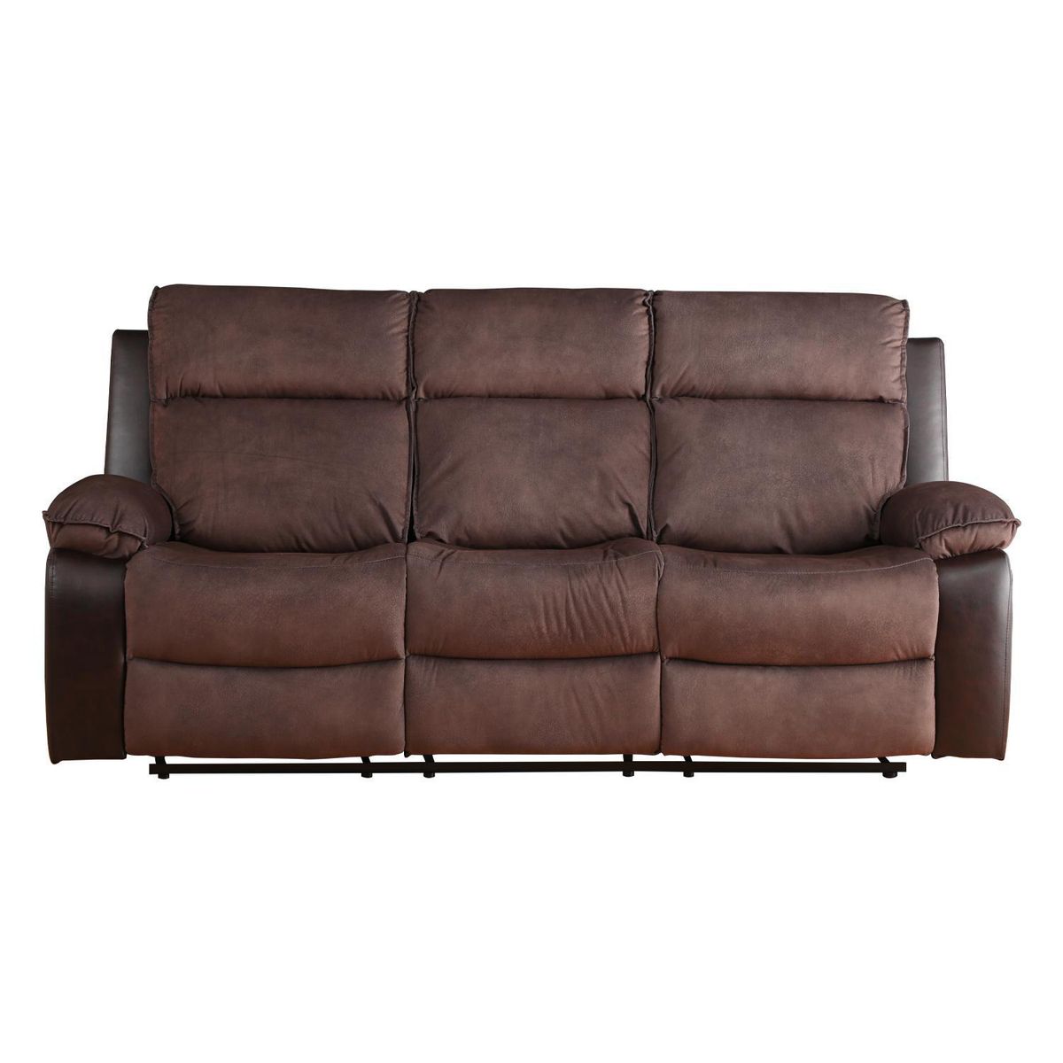 JUST HOME COLLECTION - Sillón Reclinable 3 cuerpos Brunei 215x105x95 cm Café