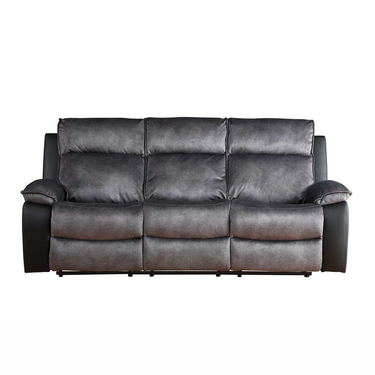 JUST HOME COLLECTION - Sillón Reclinable 3 cuerpos Brunei 215x100x95 cm Negro