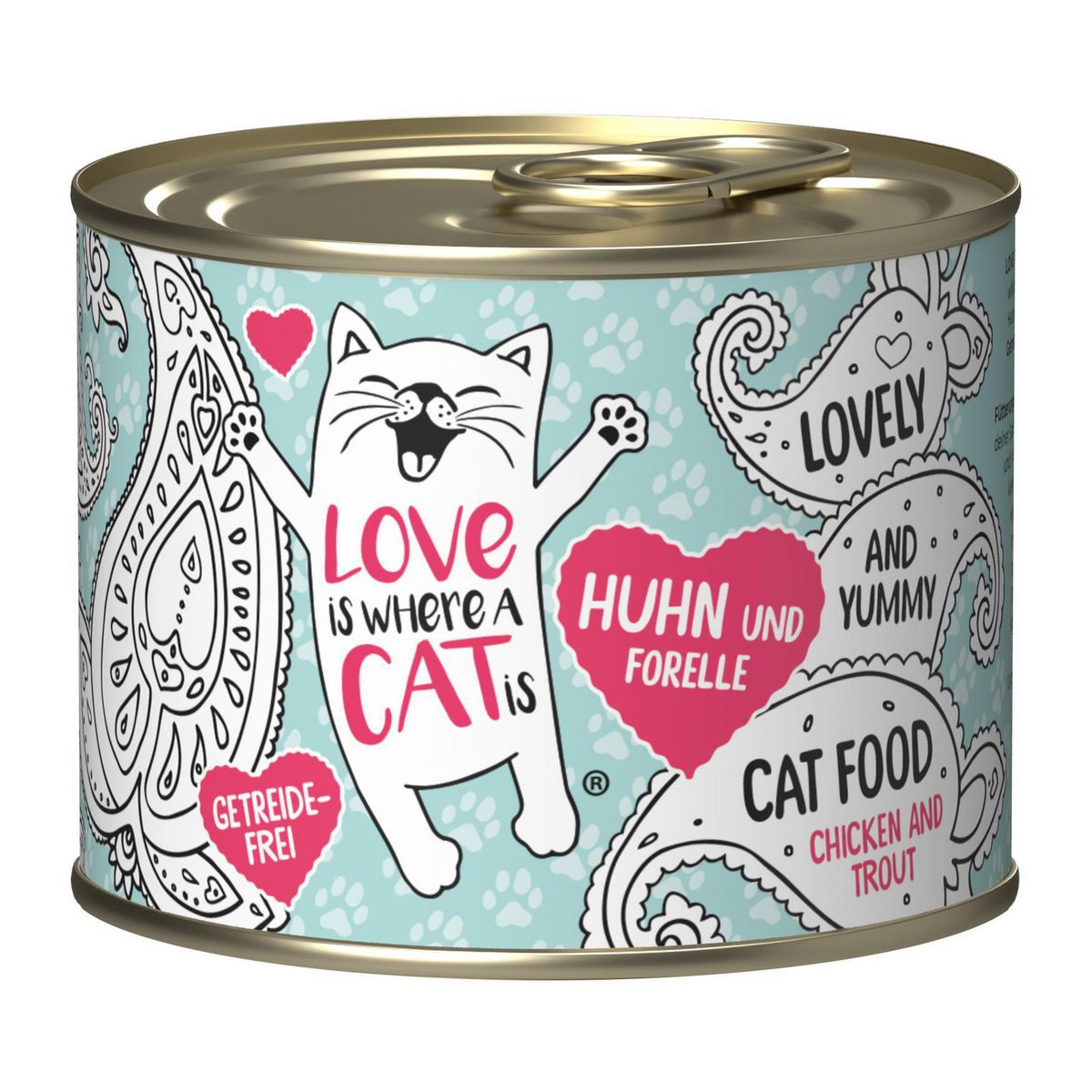 GENERICO - Lata Alimento para Gato Todas las edades Pollo - Trucha 0.2 kg