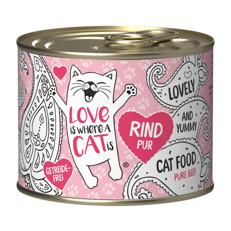 GENERICO - Lata Alimento para Gato Todas las edades Carne 200 gr