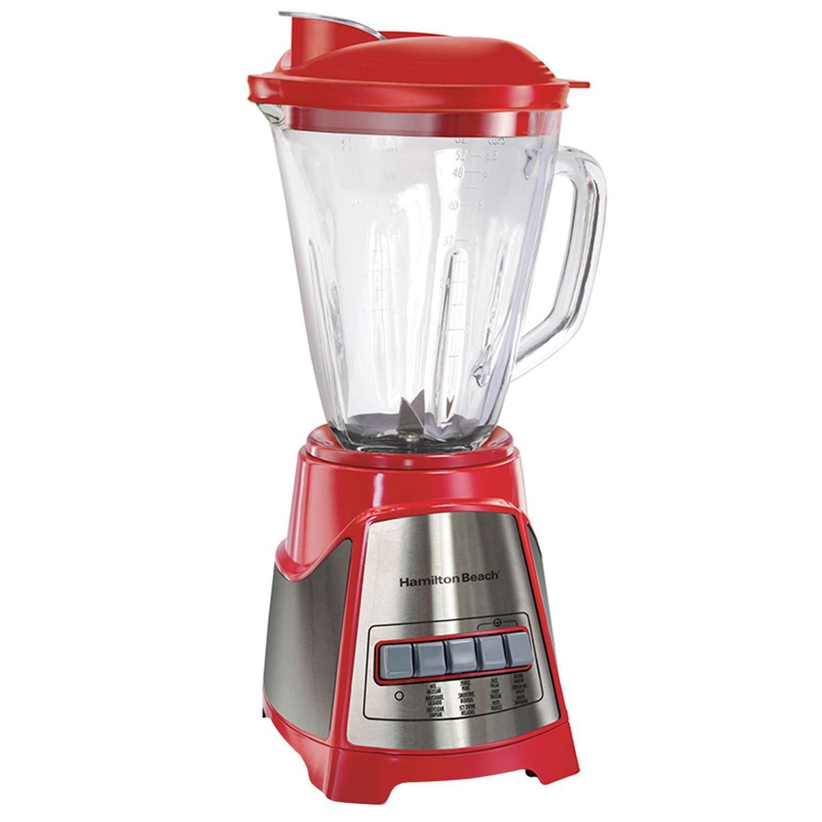 HAMILTON BEACH - Licuadora 1.5 Litros Rojo LC-58147-CL