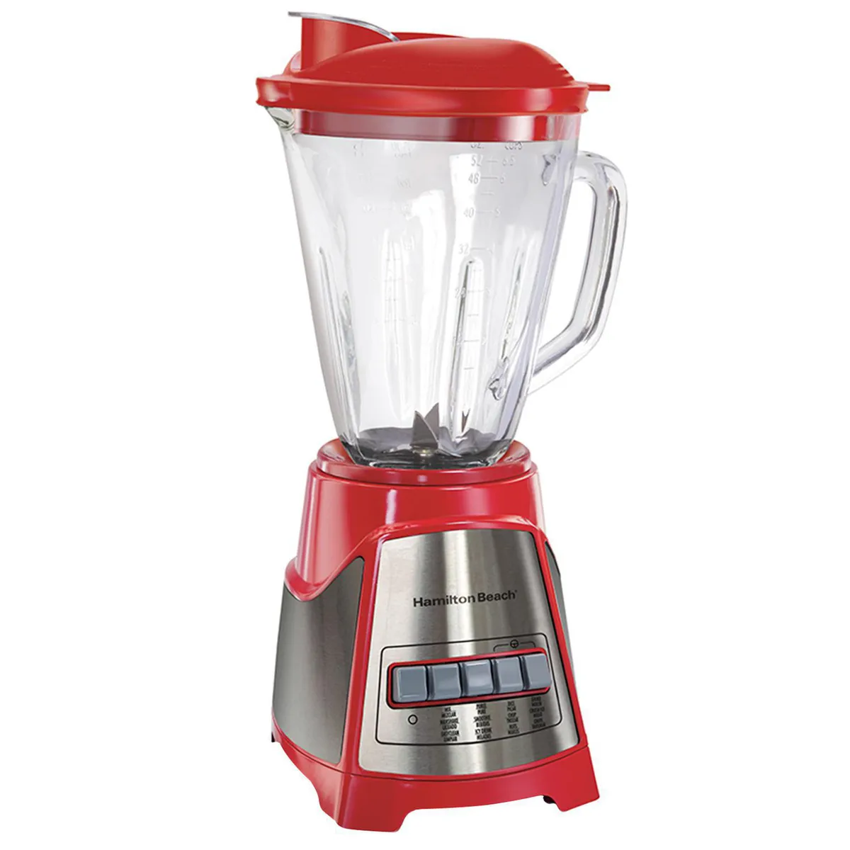 HAMILTON BEACH - Licuadora 1.5 Litros Rojo LC-58147-CL