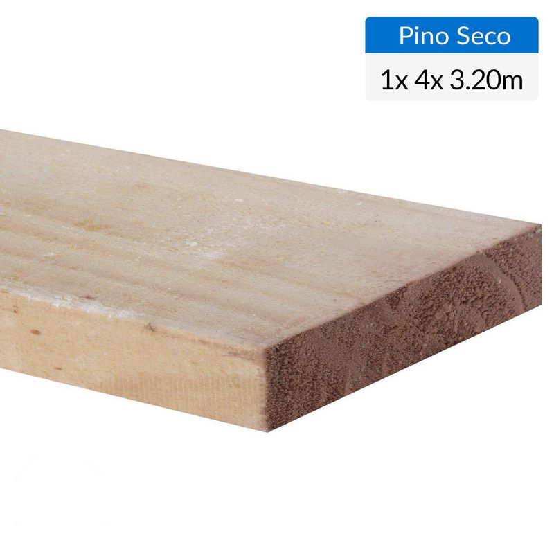 GENERICO - Pino Dimensionado Seco 1x4 3,2 m