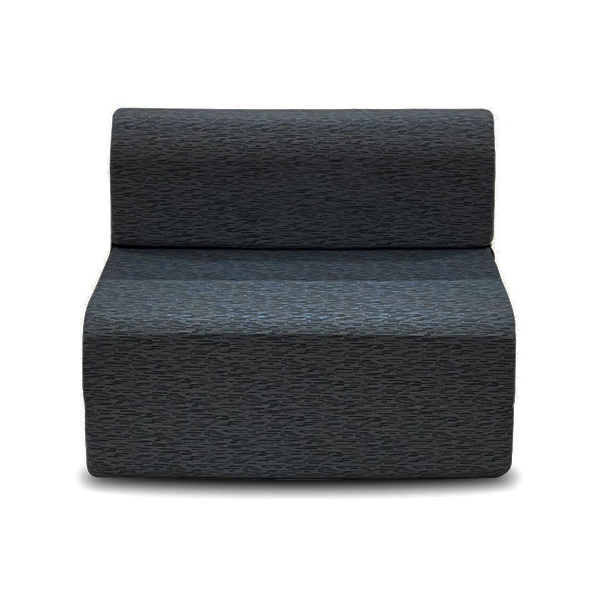 MANTAHUE - Sofá Cama Genova Gris Oscuro 65x165x18 cm