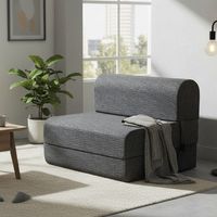 Sofá Cama Genova Gris Oscuro 105x165x18 cm