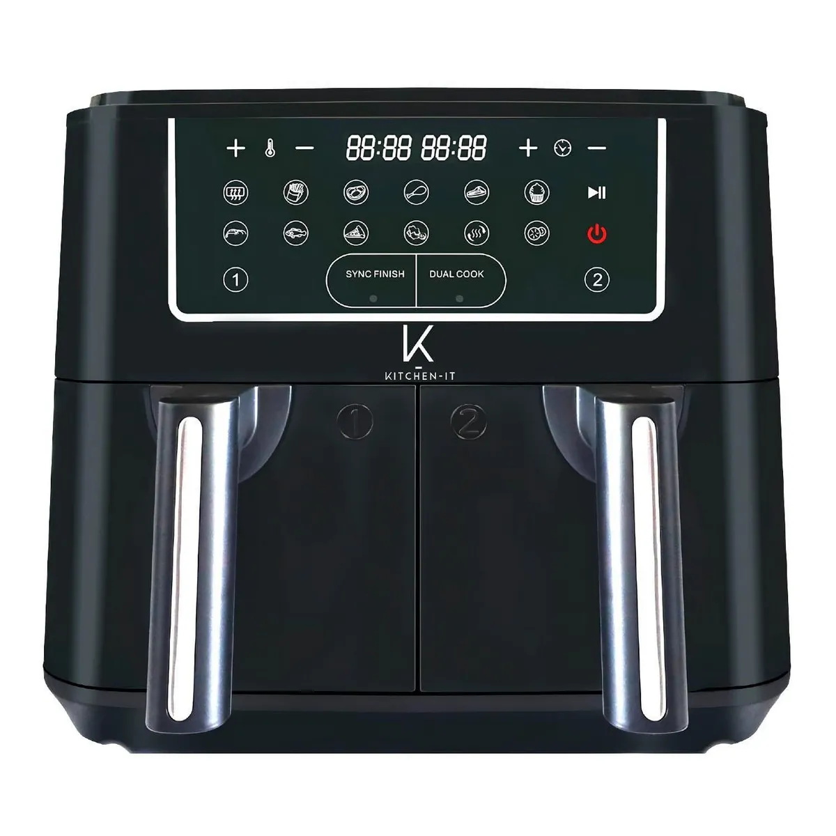 KITCHEN IT - Freidora de Aire 9 Litros Dual Edition