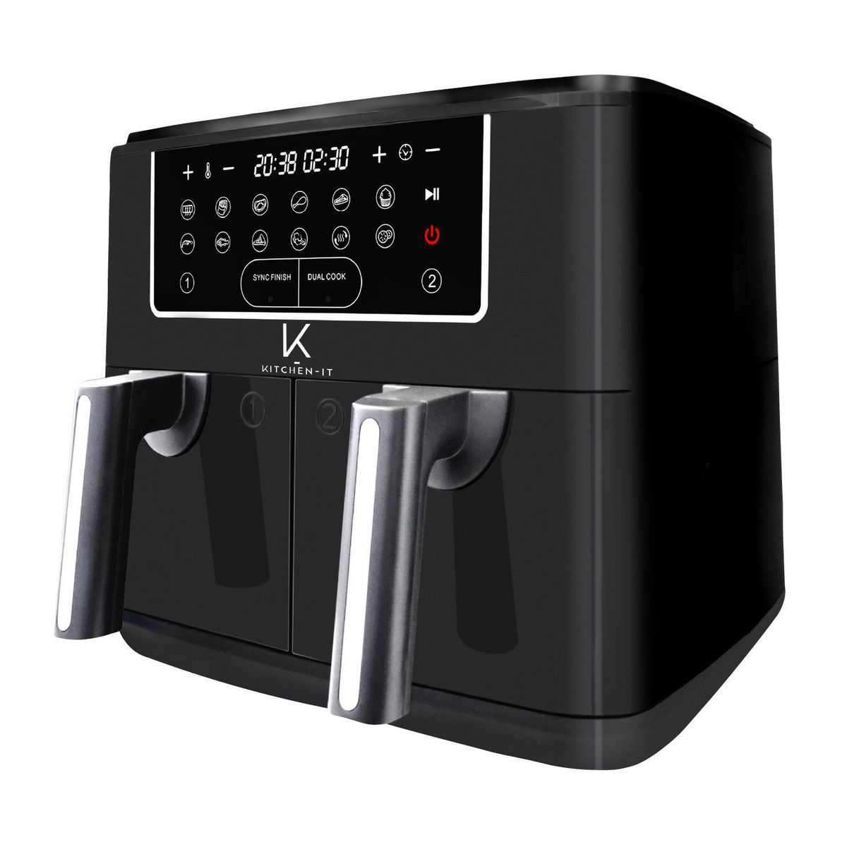 KITCHEN IT - Freidora de Aire 9 Litros Dual Edition