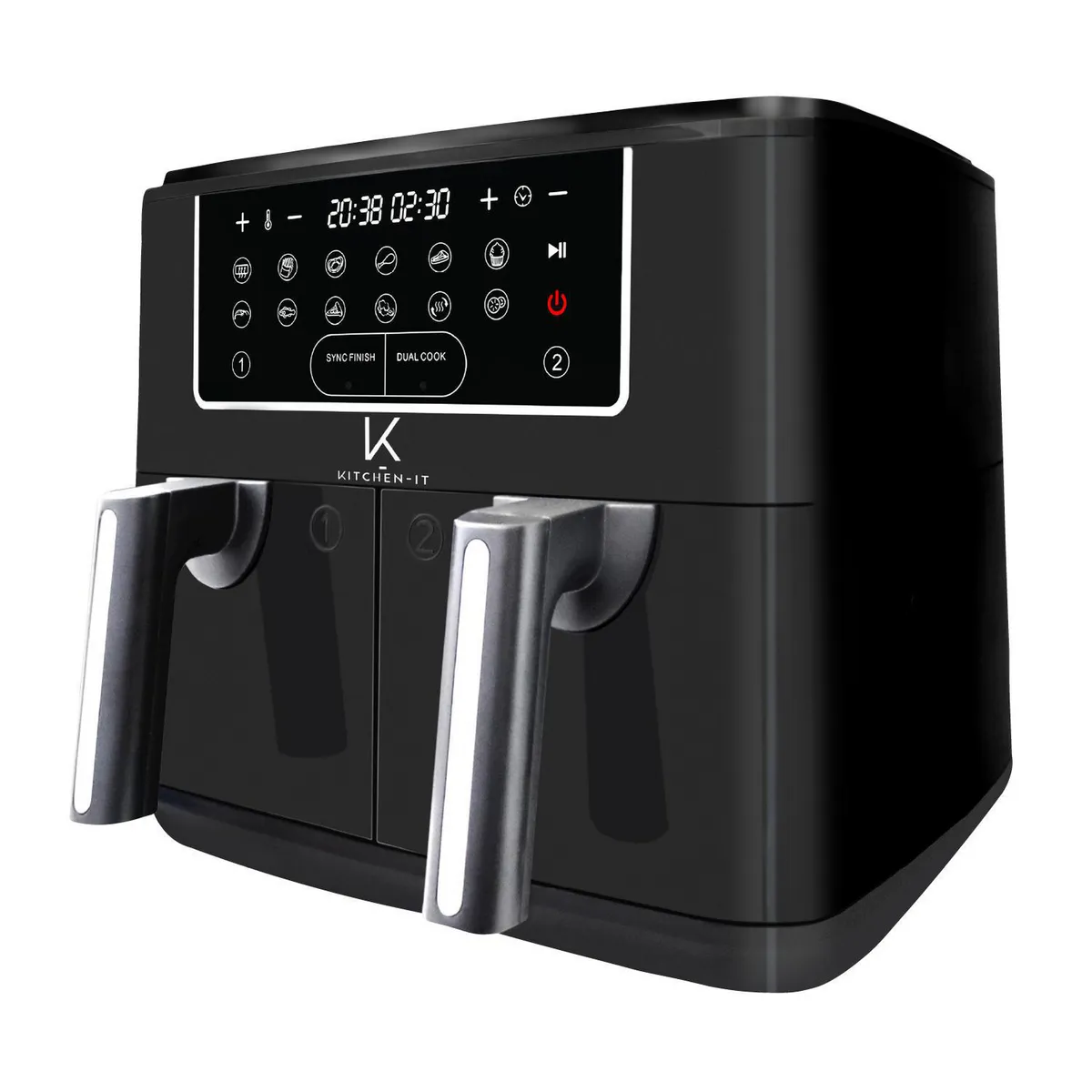 KITCHEN IT - Freidora de Aire 9 Litros Dual Edition
