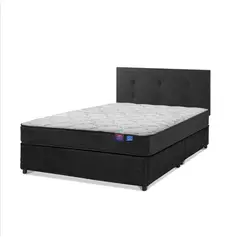 FLEX - Cama 2 Plazas Americana Therapedic Plus Negro