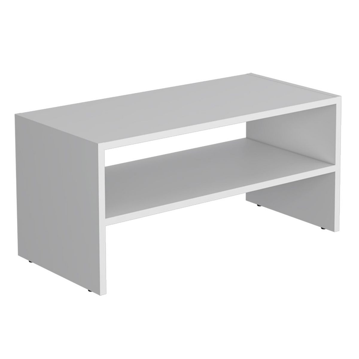 TUHOME - Zapatera Z-72 Apilable MDP 2 Nivel(es) 72x69x34.1 cm Blanco