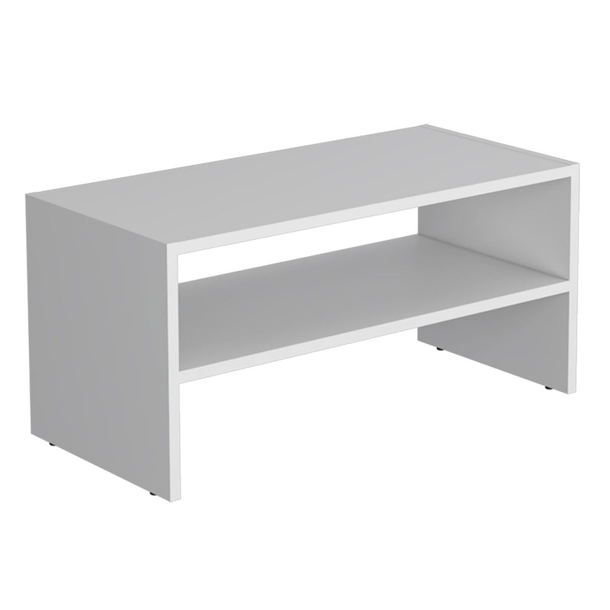 TUHOME - Zapatera Z-72 Apilable MDP 2 Nivel(es) 72x69x34.1 cm Blanco