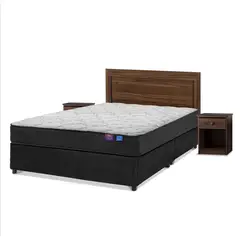 FLEX - Cama Americana Therapedic Plus 2 Plazas Base Dividida/Set Asturias