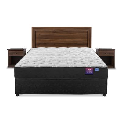 Imagen 2 del producto Cama 2 plazas Americana Therapedic Plus Negro