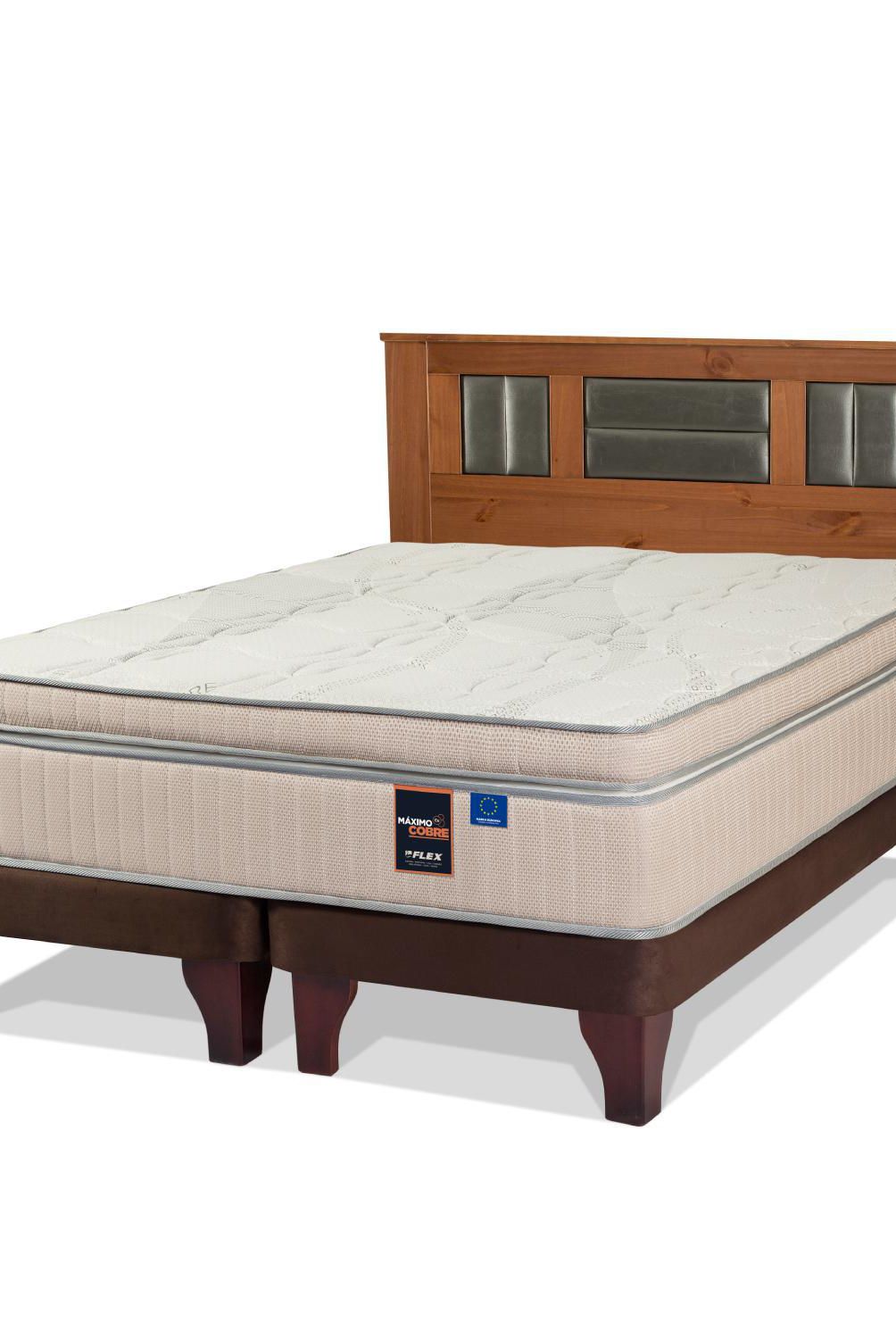 FLEX - Cama 2 Plazas Europea Maximo Cobre Cobre