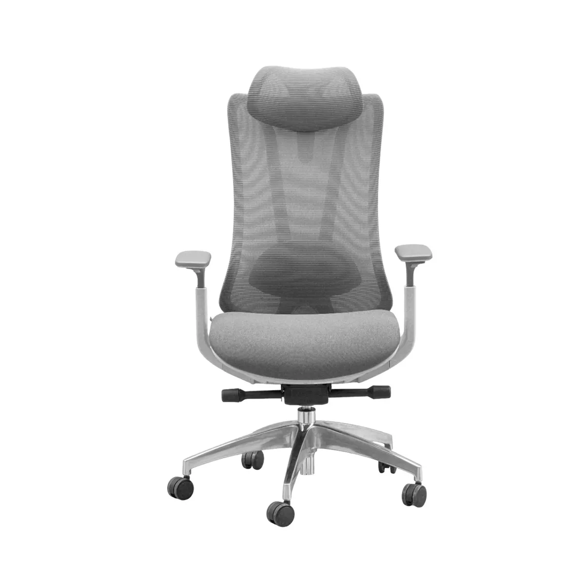 CONTATTO - Silla Escritorio Ejecutiva Ergonómica Ergorock Gris