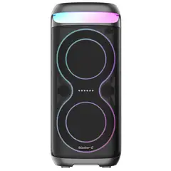 MASTER G - Parlante karaoke bluetooth 6.5" x2 40w rms 2 entradas microfono Champion