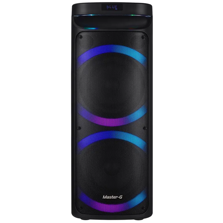 Parlante karaoke bluetooth 8" x2 60w rms ecualizador 5 bandas pPhantom