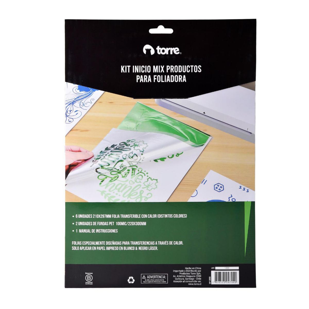 TORRE - Kit inicio mix productos para foliadora