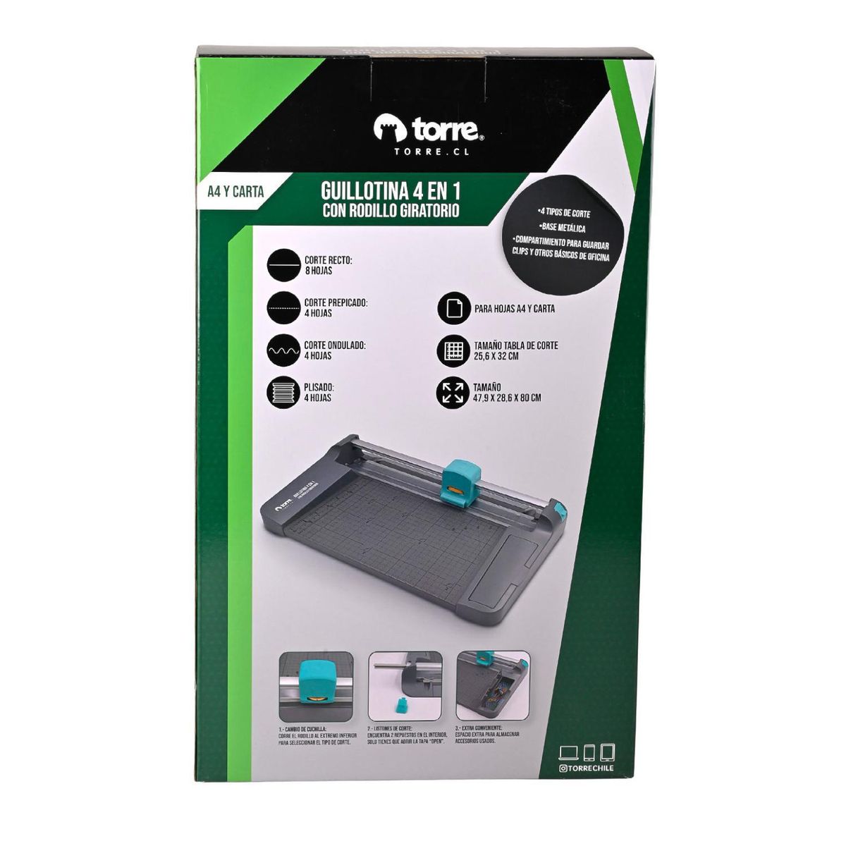 TORRE - Guillotina a4 plast 10 hojas