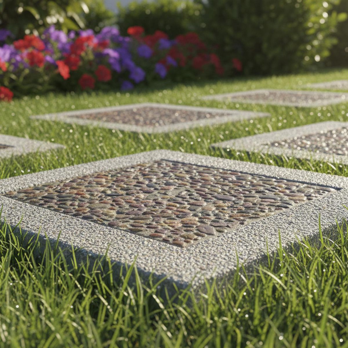 SAN CARLOS - Pastelon 50x50 pañuelo borde blanco