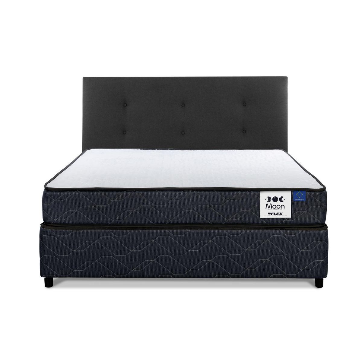 FLEX - Cama Americana Blue Moon 2 Plazas/Respaldo Royal