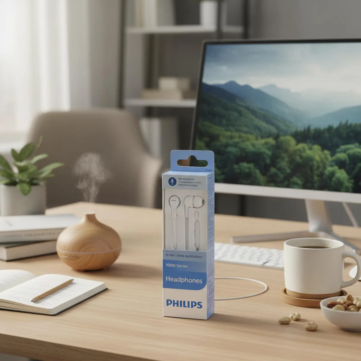 PHILIPS - Audífono TAE1105Wt Manos Libres Blanco