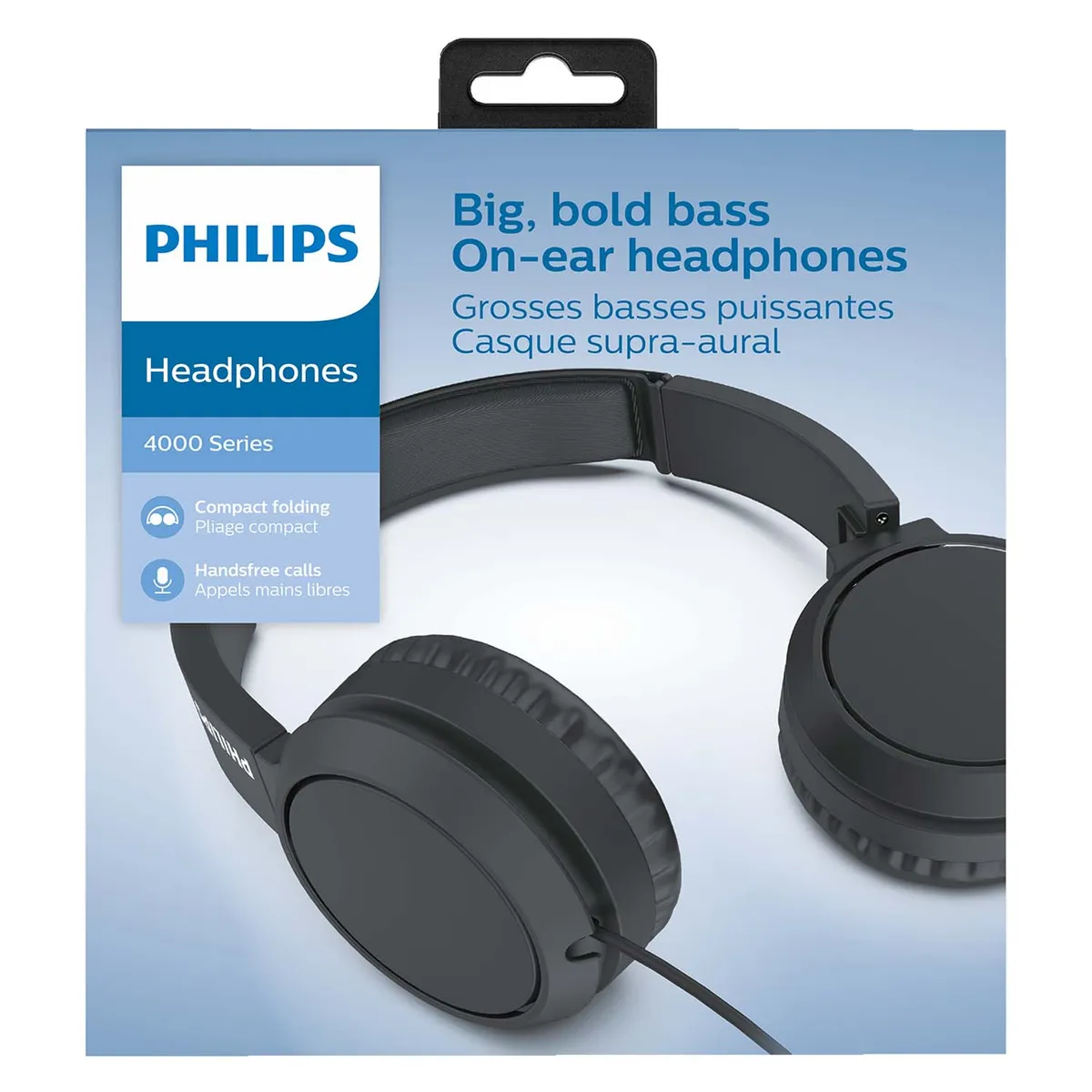 PHILIPS - Audífono TAUH201Bk/00 Alámbrico Manos Libres