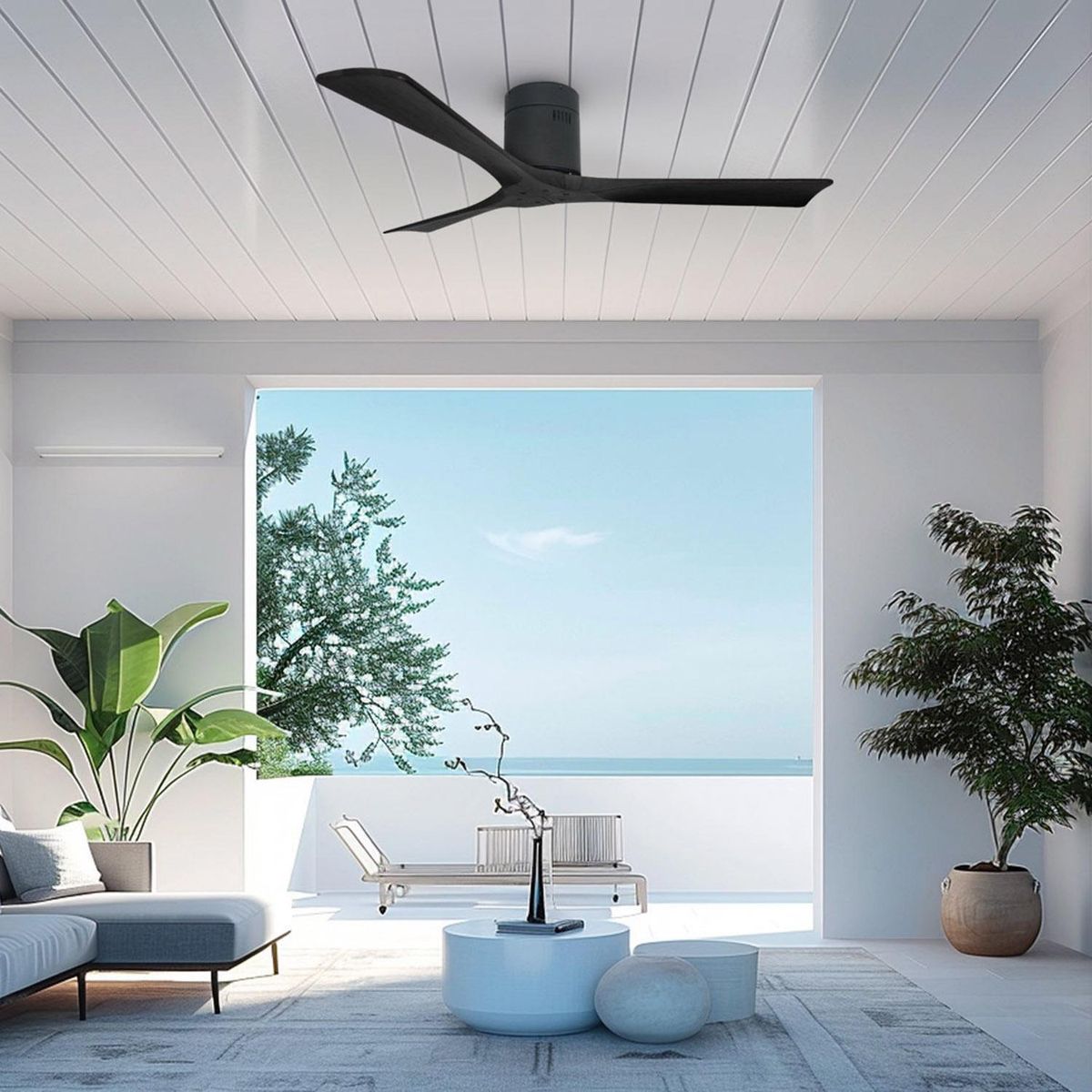 PRIMATERM - Ventilador Techo Boston Negro