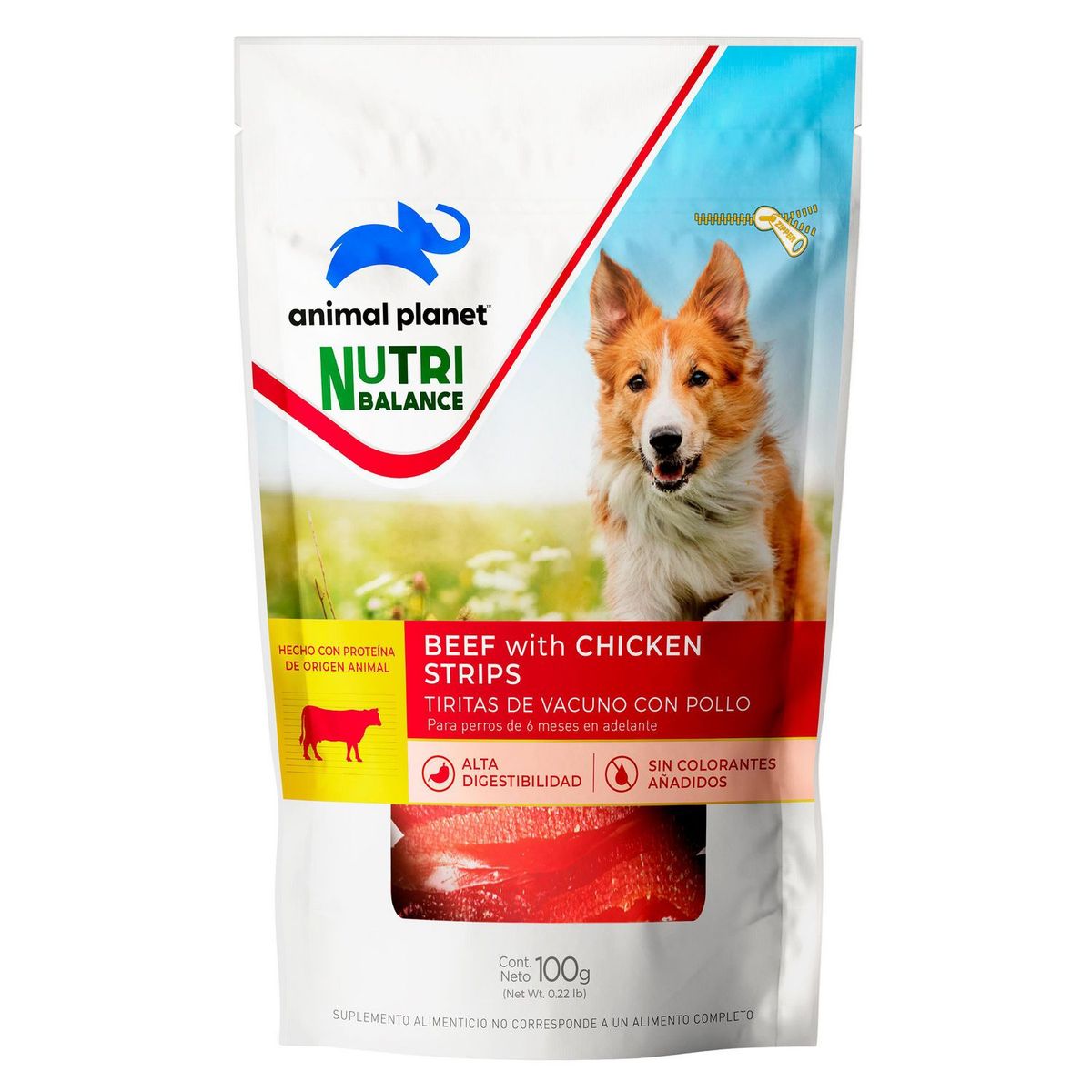 ANIMAL PLANET - Snack para Perro Adulto Vacuno 0.1 kg