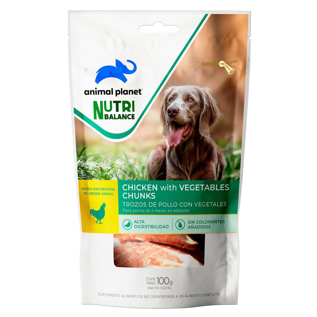 ANIMAL PLANET - Snack para Perro Adulto Pollo 0.1 kg