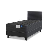 Cama 1.5 plazas Europea Black Grafito