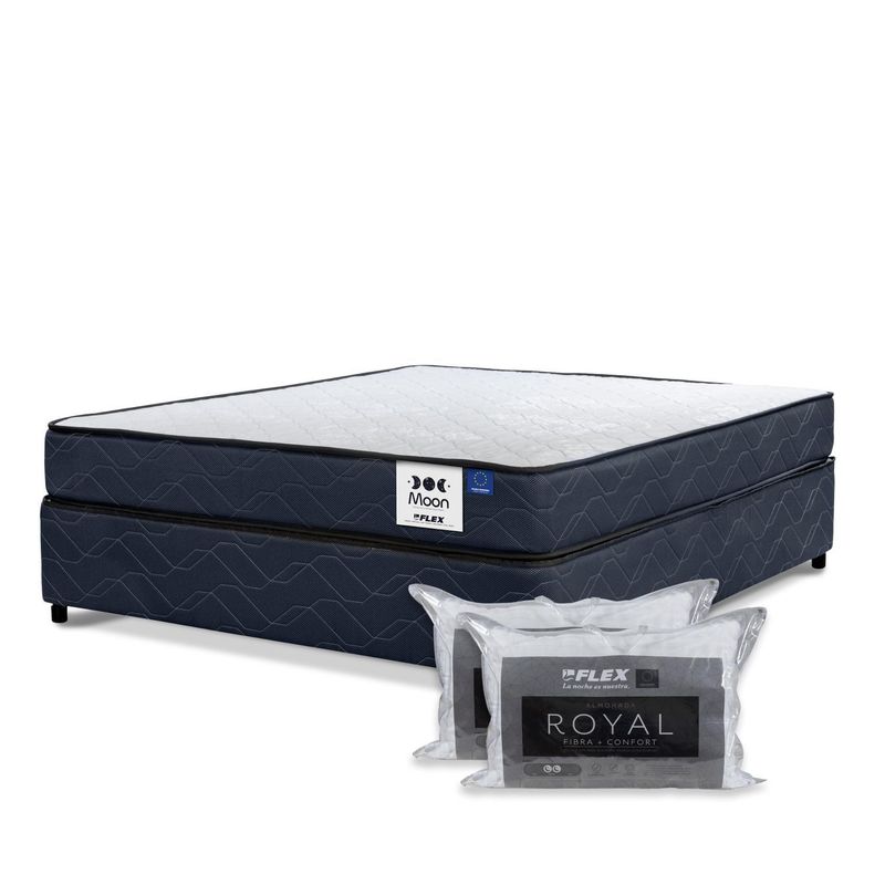 FLEX - Cama 2 Plazas Americana Blue Moon Azul