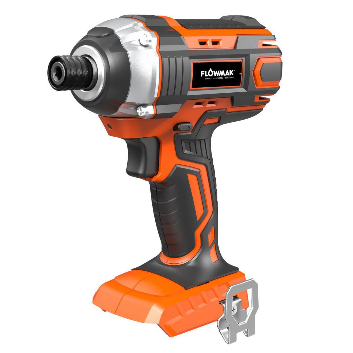 FLOWMAK - Atornillador de impacto 1/4'' 18v torque 160nm fimpacto 3400tmin