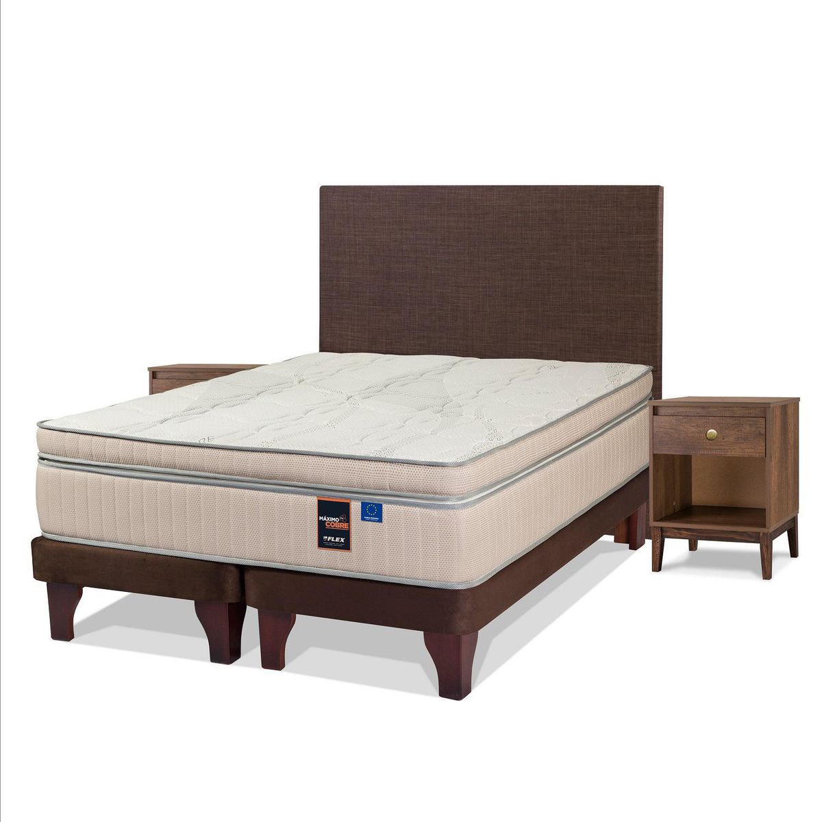 FLEX - Cama King Europea Maximo Cobre Cobre