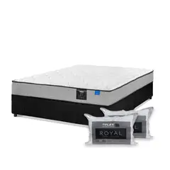 FLEX - Cama 2 Plazas Americana Star Gris