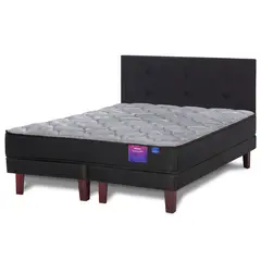 FLEX - Cama Europea King Therapedic Plus Negro