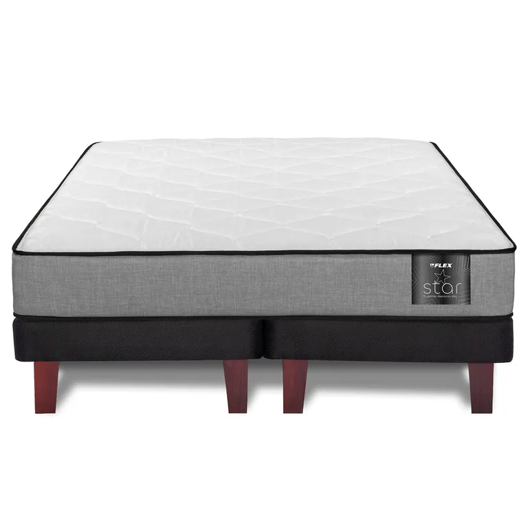 Cama 2 plazas Europea Star Gris
