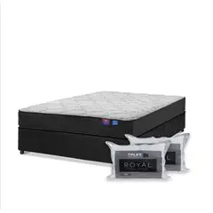 FLEX - Cama 2 plazas Americana Therapedic Plus Negro