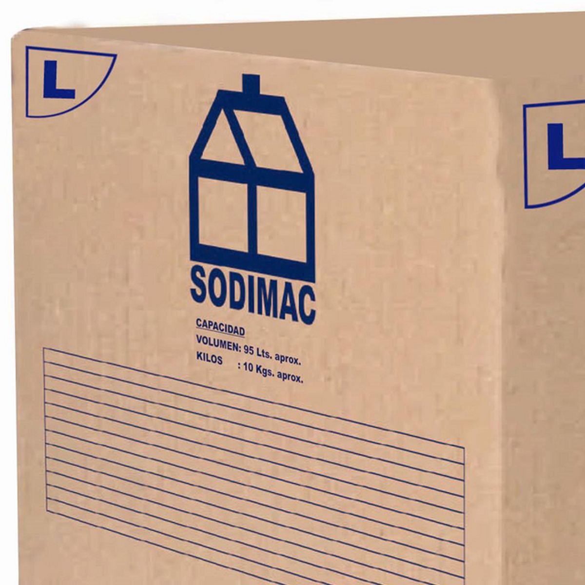 SODIMAC - Caja carton corrugado 60x40x40 cm 1 un