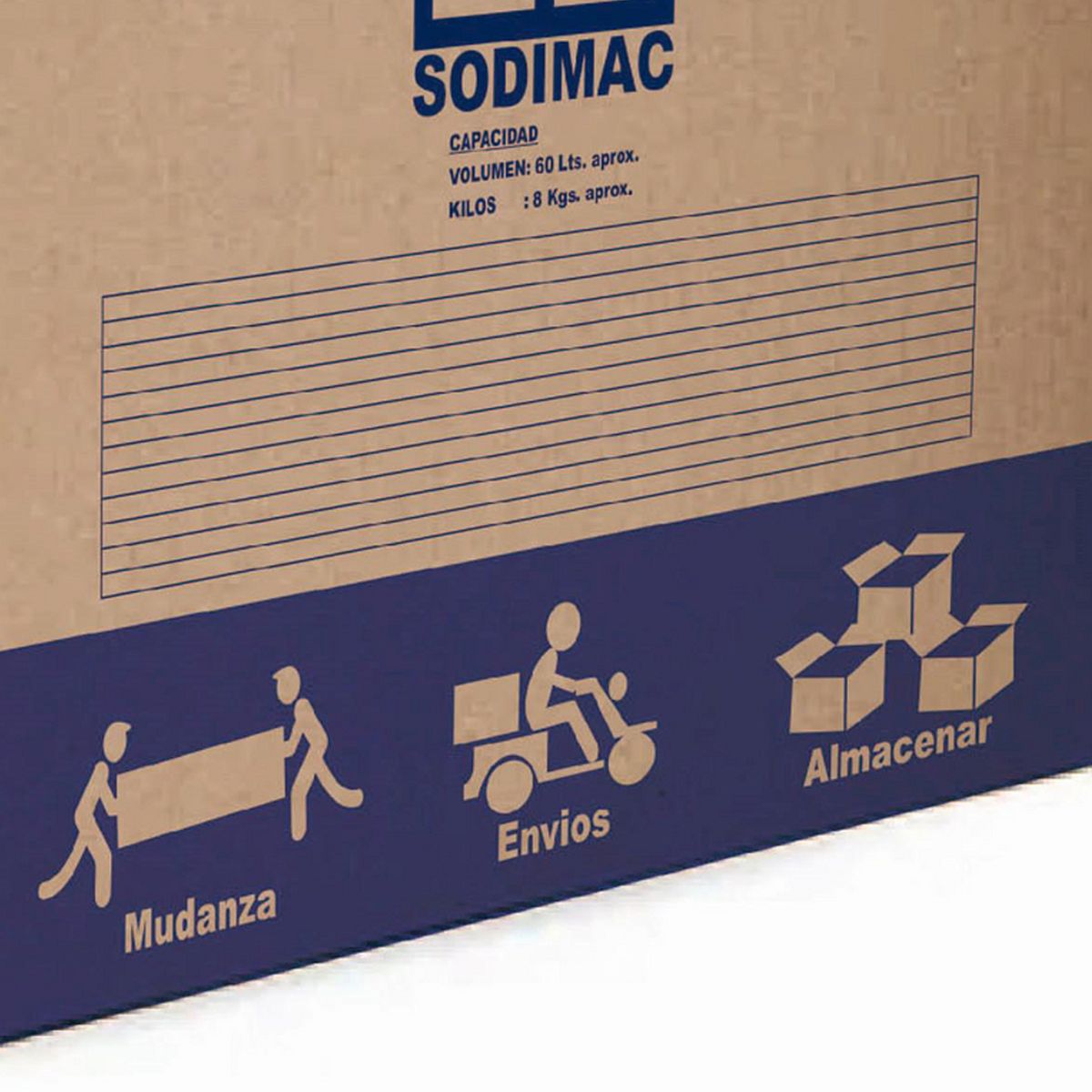 SODIMAC - Caja carton corrugado 50x40x30 cm 1 un